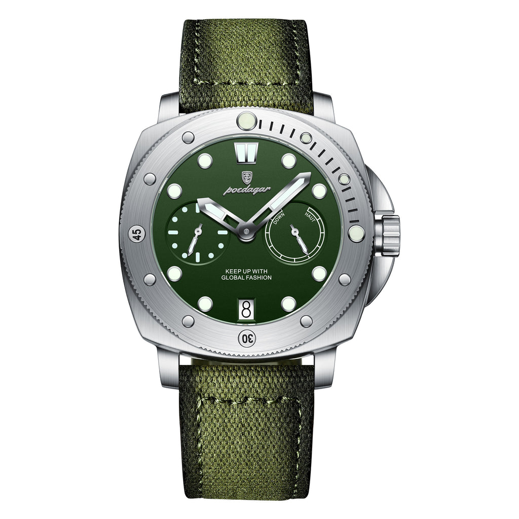 Stylish Multifunctional Waterproof Casual Trendy Luminous Mens Quartz Watch