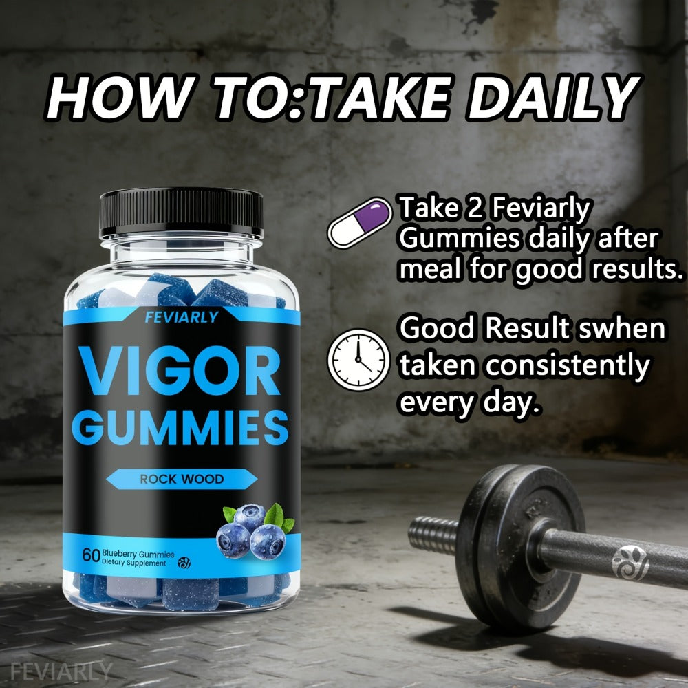 Men's Performance Gummies with Shilajit, Maca & Blueberry, Male Drive, Strength & Stamina Supplement — image 8