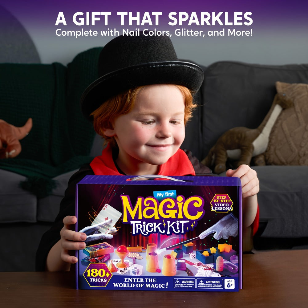 180+ Magic Tricks Kit for Kids, Complete Magician Starter Set with Step-by-Step Video Lessons, Magic Wand — image 4