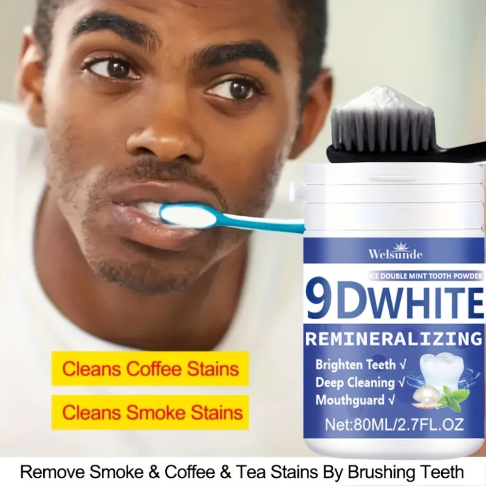 Hydroxyapatite Tooth Powder 3-Pack Remineralizing Whitening Deep Cleaning Mint Fresh Breath Enamel Oral Care — image 12