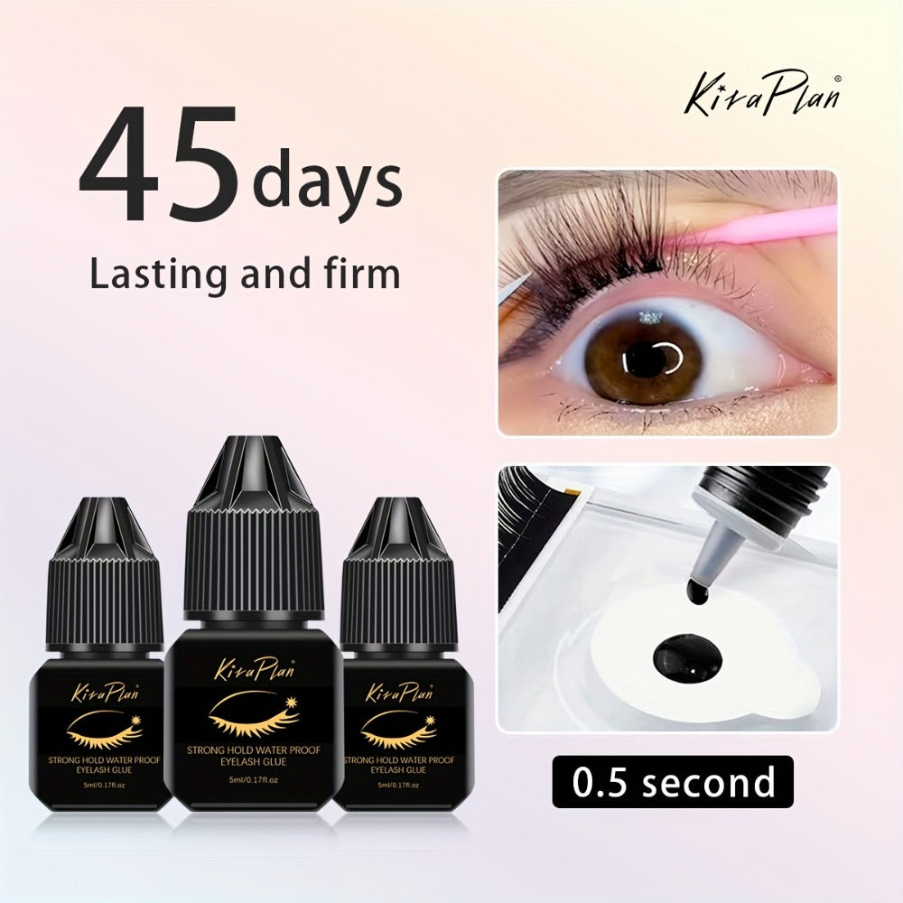 Odorless Lash Extension Glue Quick Dry Black Adhesive for DIY Individual & Cluster Lash Extensions — image 7