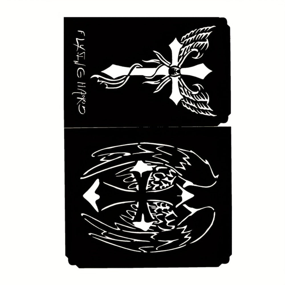 Twenty-Piece A5-Labeled Tattoo Stencil Kit002 with Animal, Symbol and Geometric Pattern Designs — image 9