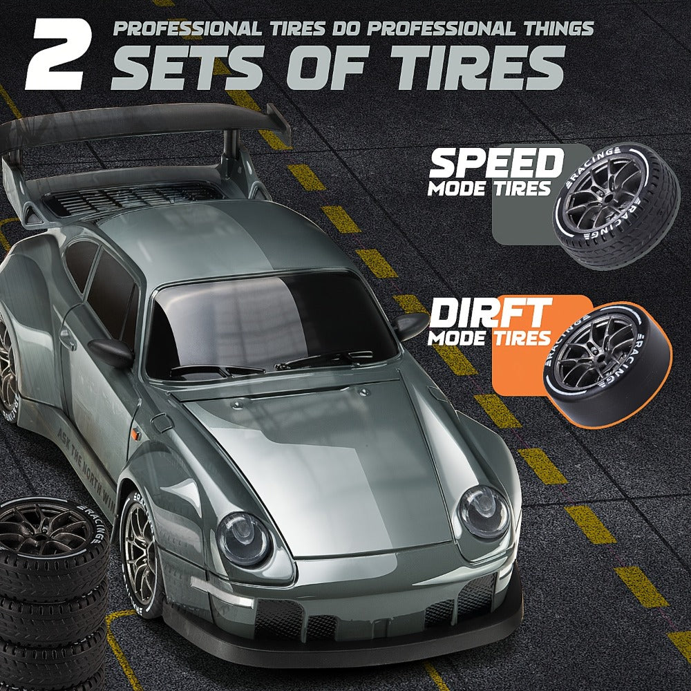 RC Drift Car S814 1:24 Scale Sports Car with Remote Controller, Display Cones and Five Color Selections — image 11