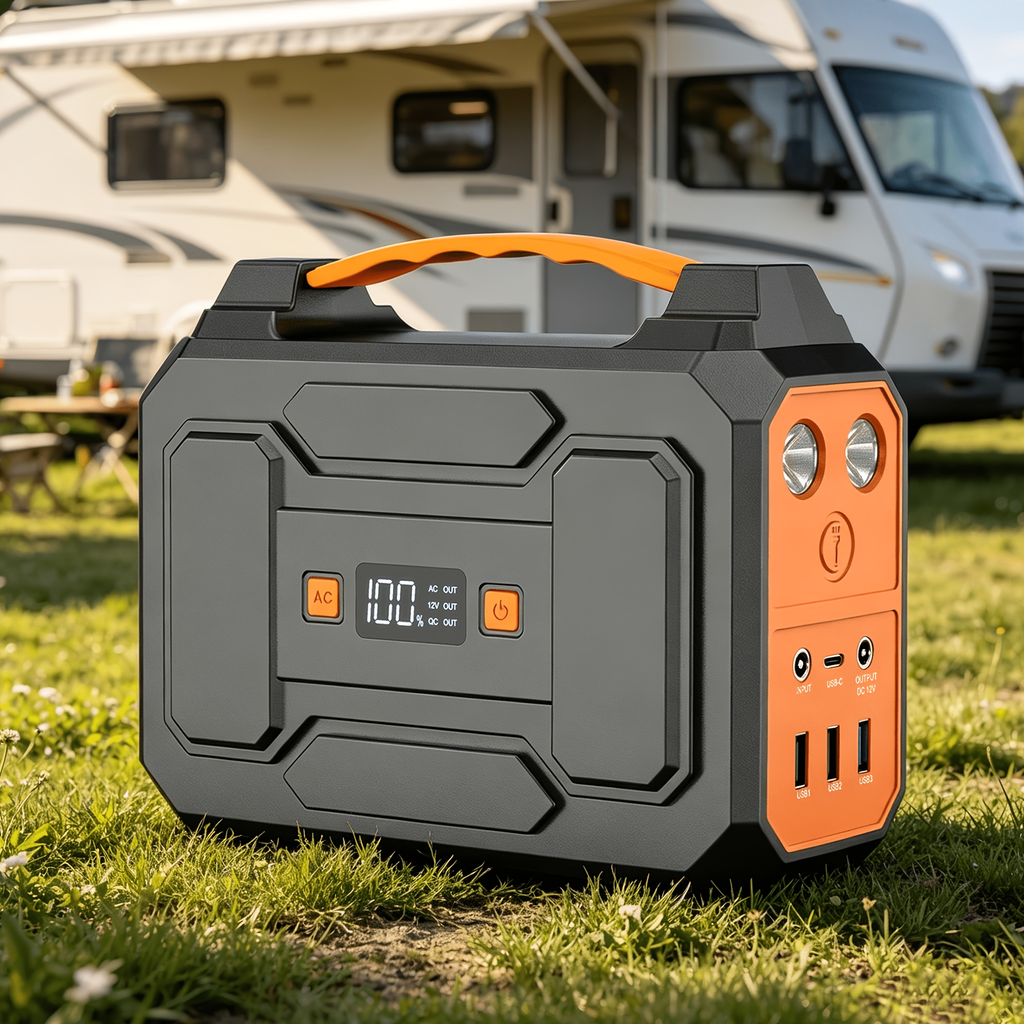 Portable Power Station with 146Wh or 300W Source Configurations, AC, DC, USB and LED Light — image 9
