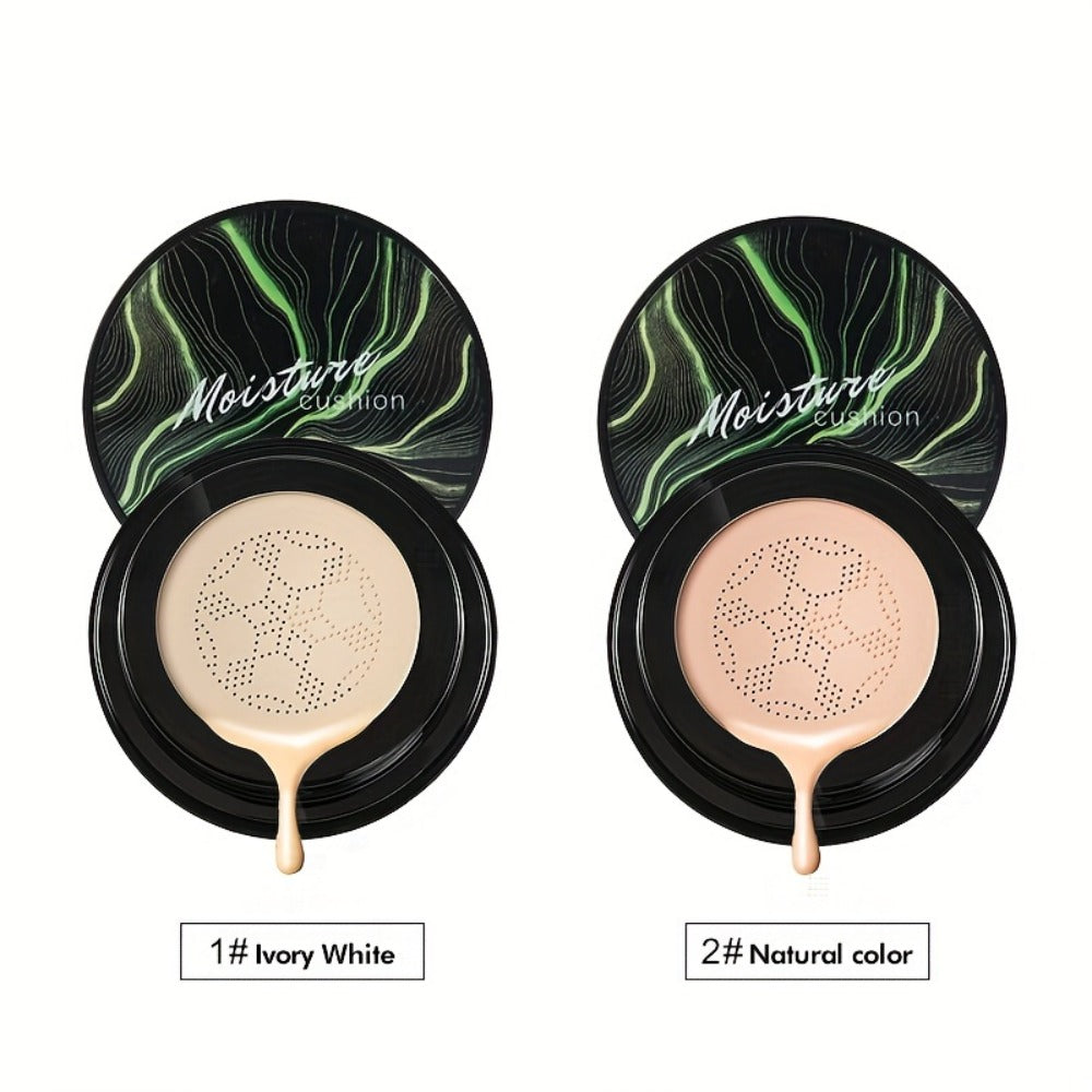 Two-Piece Moisture CC Air Cushion Foundation Set with Mushroom Puffs and Two Matched Shade Options — image 5