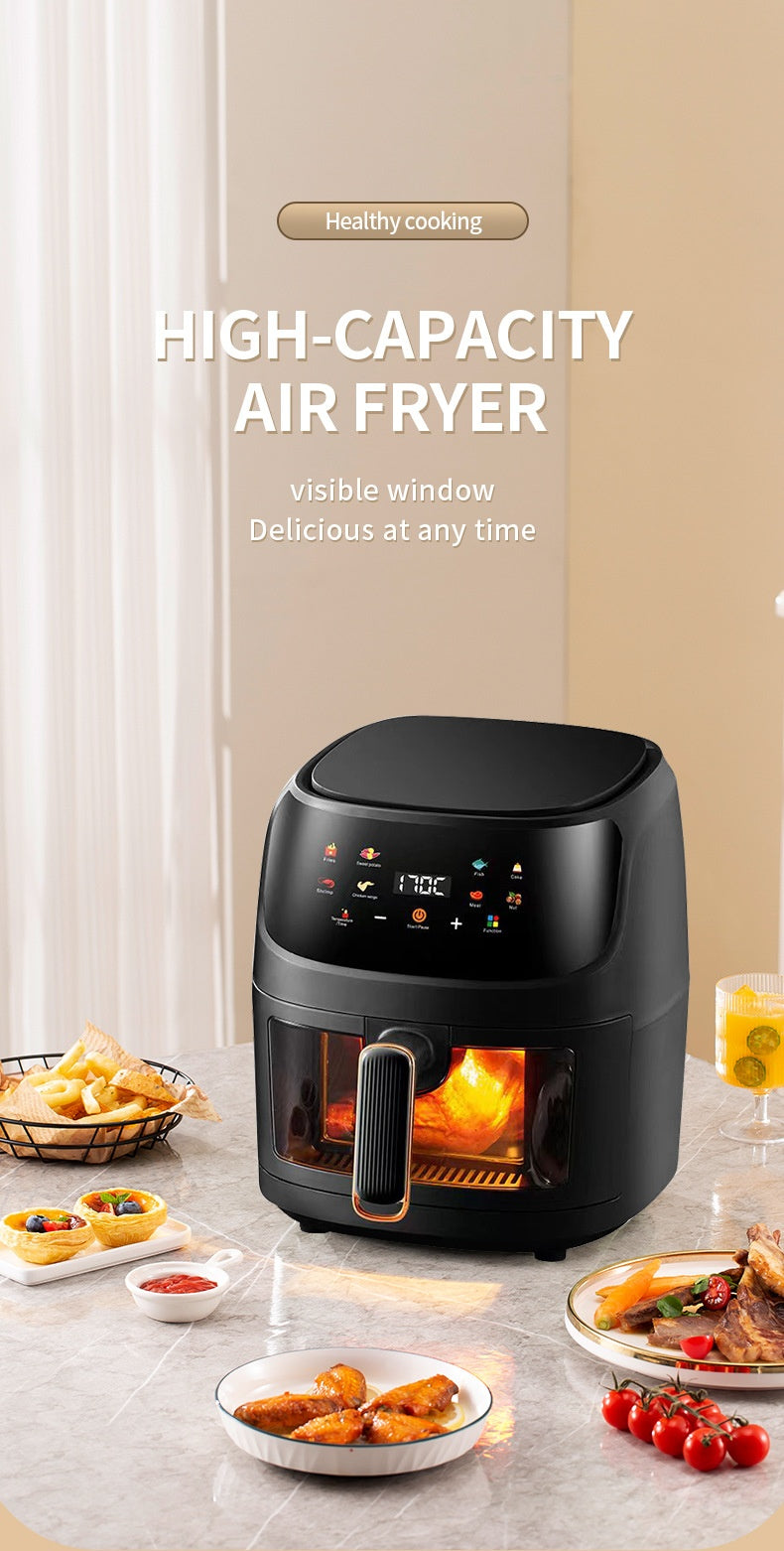 Home Visual Touch Screen Large Capacity Air Fryer