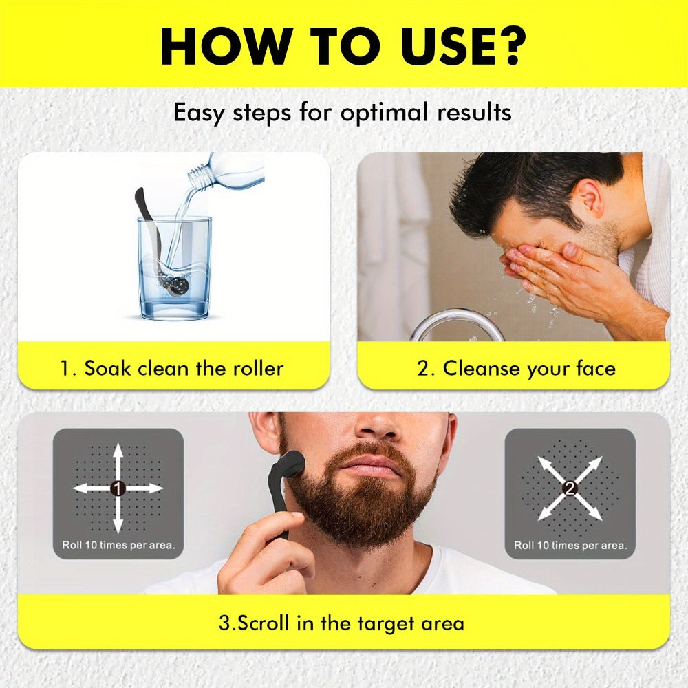 Microneedle Derma Roller 0.25mm 2-Pack for Face Scalp Beard for Bath Time, Home Spa and Personal Care — image 2