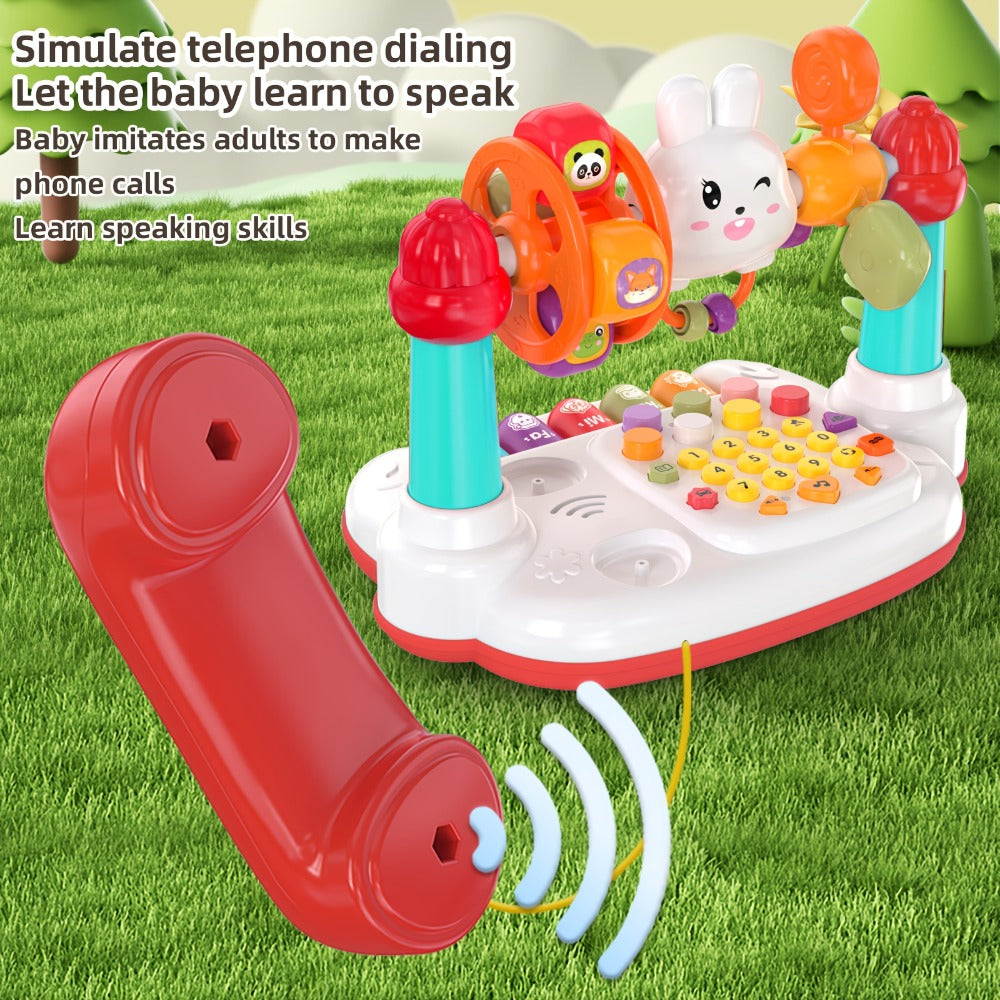 Rabbit Story Machine Toy for Kids with Piano Music & LED Lights, Multifunctional Educational Phone Toy — image 7