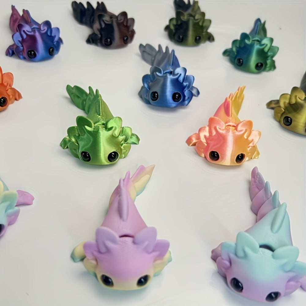 3D Printed Axolotl Figures Set 15pcs – Cute Mini Axolotl Toys for Desktop Decoration, DIY Miniature Landscape — image 8