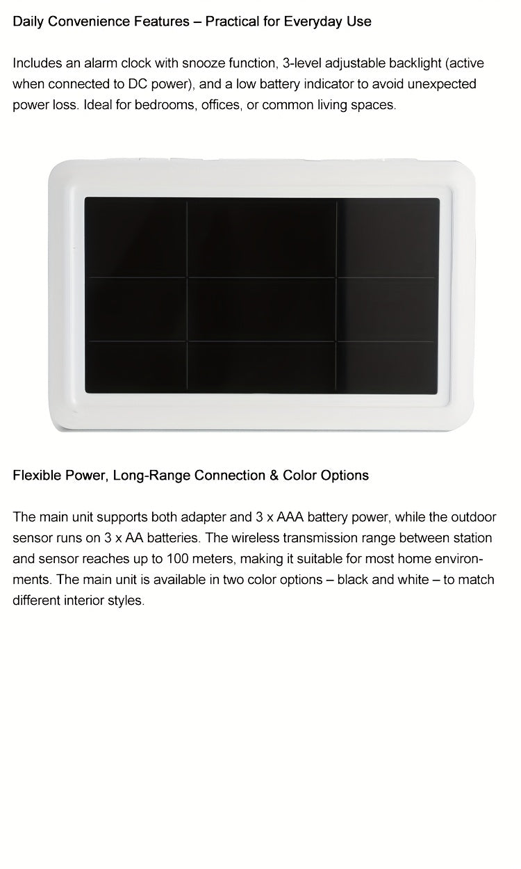 WiFi Weather Station | 7-in-1 Rain Gauge Wind Speed App Forecast — image 16