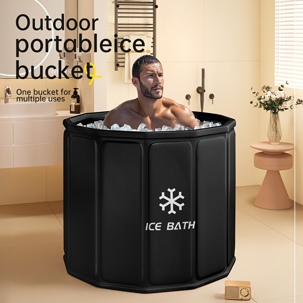 Ice Bath Tub Portable Foldable for Garden, Patio and Yard Use, with the Listed Configuration — image 6