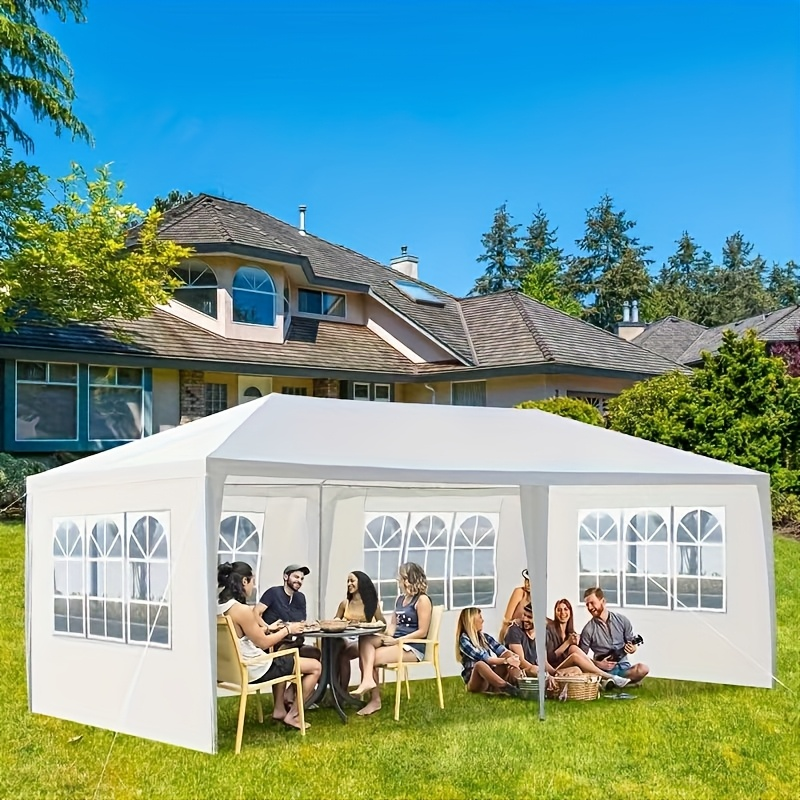 Party Tent 10x20 Outdoor Canopy Gazebo 6 Removable Sidewalls Wedding for Garden, Patio and Yard Use — image 6