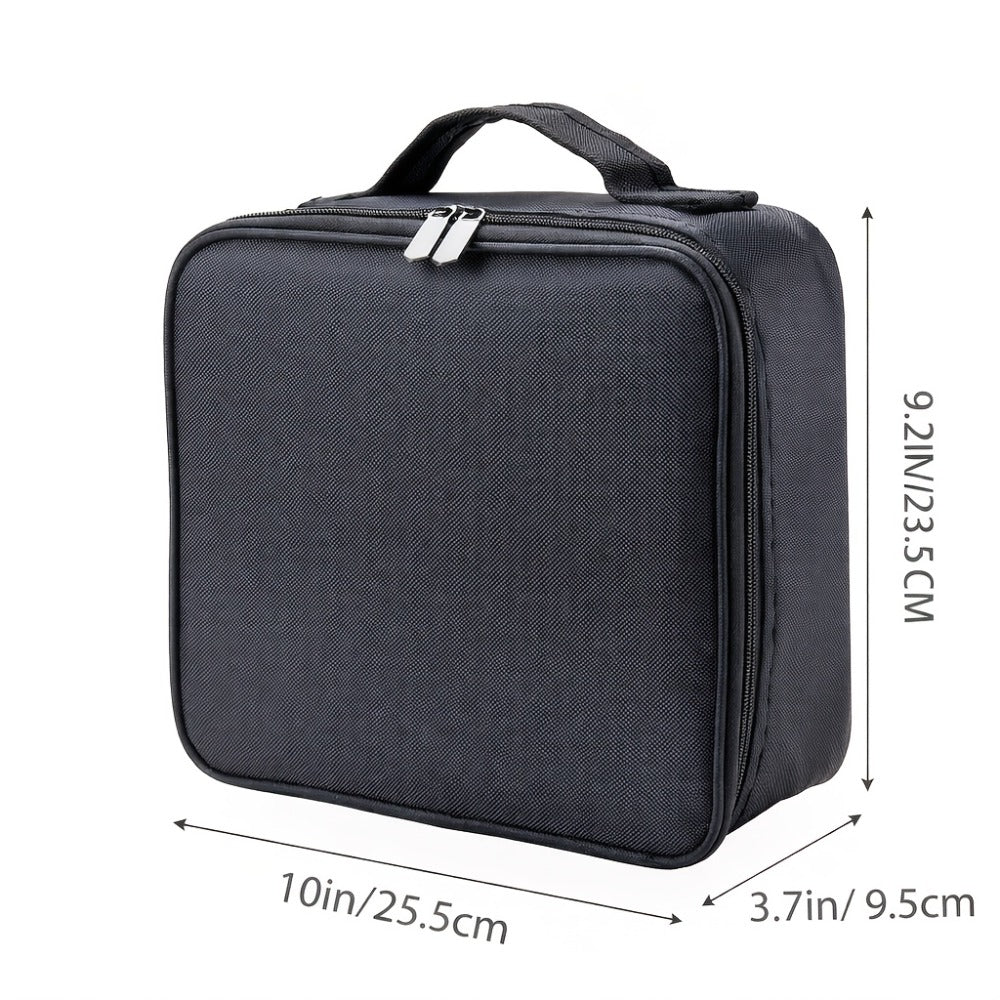Makeup Bag Fabric Travel Case with Easy-Clean Lining and Top Handle for Travel, Vanity and Everyday Beauty Storage — image 6