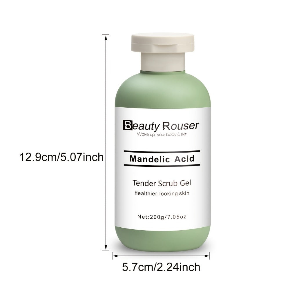 Exfoliating Body Scrub Gel with Aloe Vera, Rose & Chamomile Extract, Deep Cleansing Physical Scrub for Face & Body — image 2