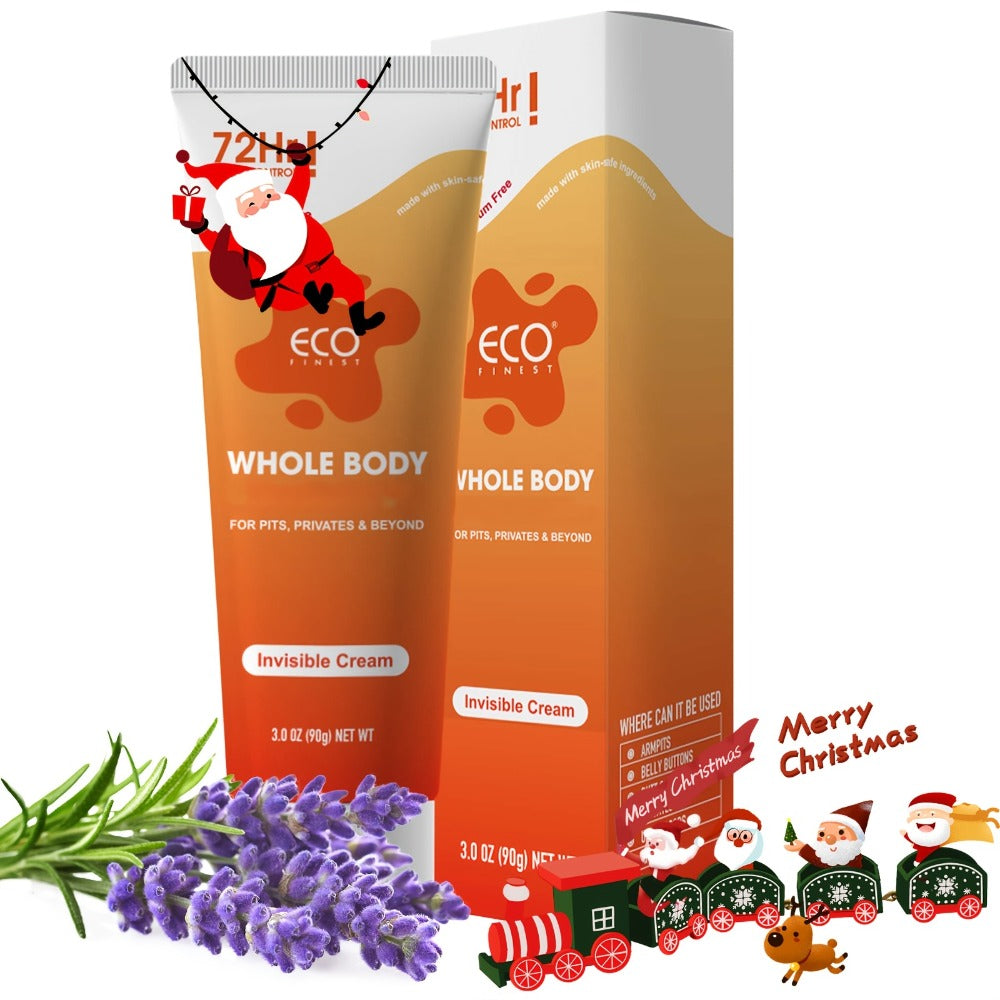 Natural Deodorant Cream 72-Hour Odor Protection – Aluminum-Free Body Deodorant with Lavender & Orange Scent | Long-Lasting Sk