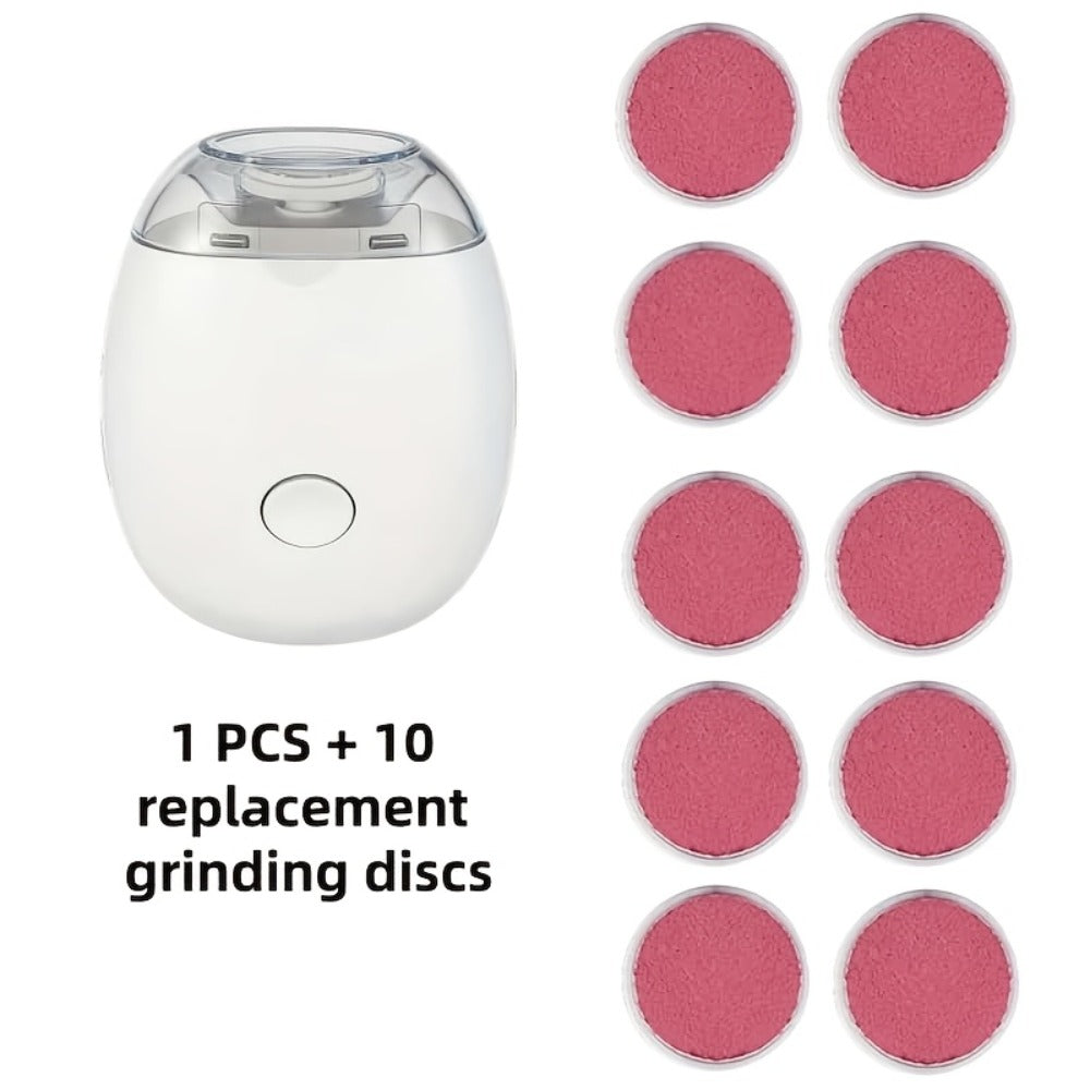 Electric Nail Clipper 2-in-1 Rechargeable USB Nail Trimmer Grinder Polisher Multifunctional Nail Care Tool — image 3