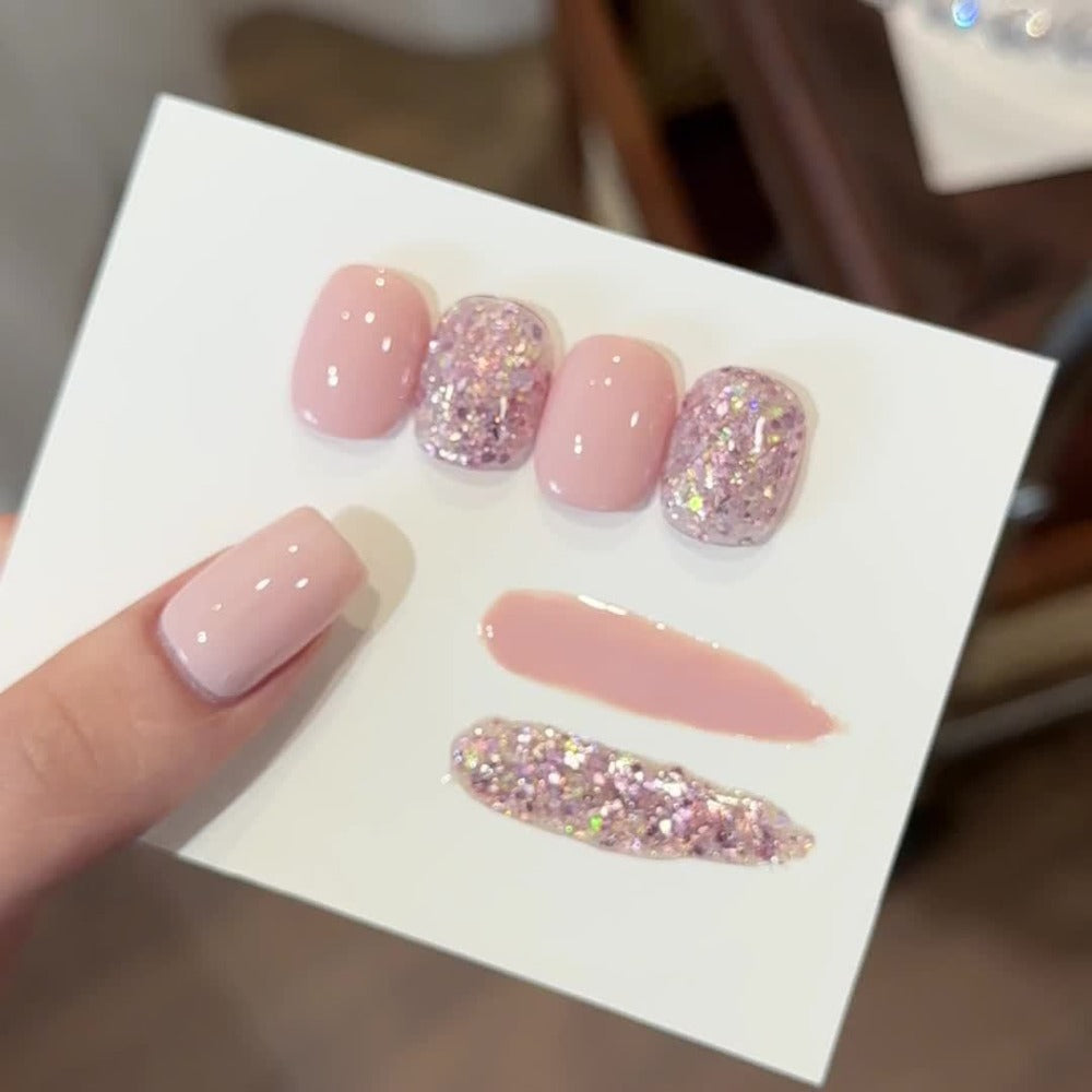 Gel Nail Polish 2-Piece 15ml Magnetic Glitter Set with Candy 03 and Shade 109 Frame Bottles — image 10
