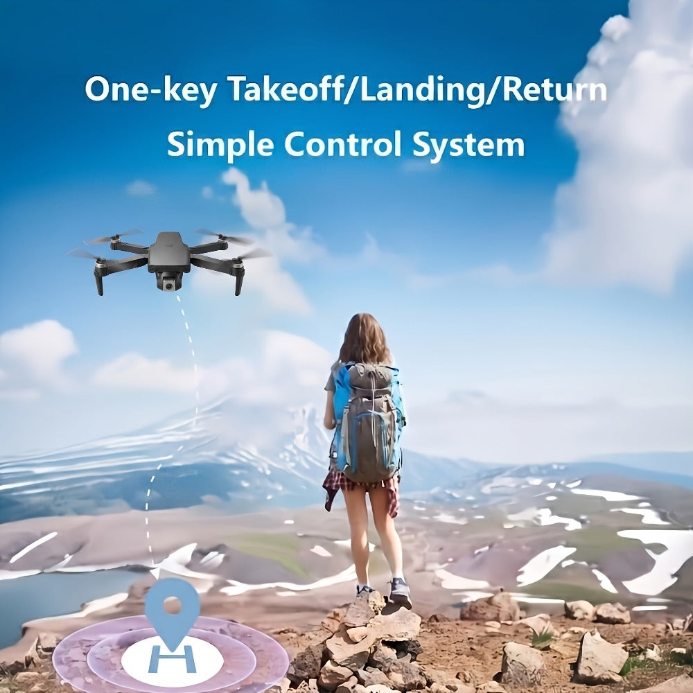 8K Brushless Motor Drone Obstacle Avoidance 2026 Upgraded Foldable Quadcopter 2 Batteries One-Button Return USB Charging Tool