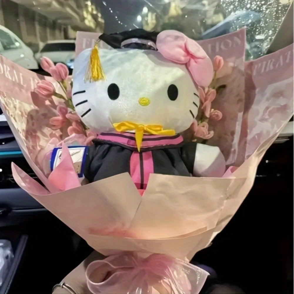 Hello Kitty Graduation Cap and Gown Set, Officially Licensed Sanrio Doctoral Cap & Bachelor Gown — image 8
