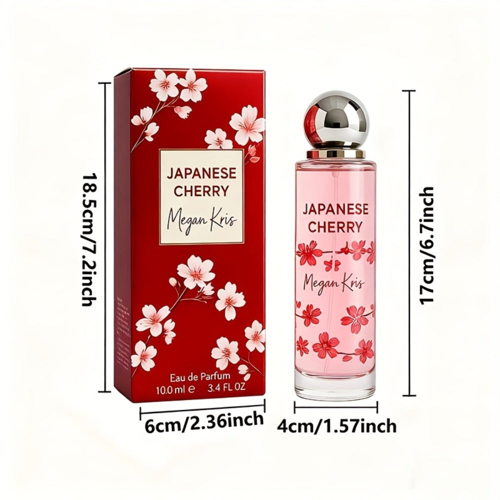 100ml/3.38oz Women's Perfume Spray for Hair & 1Body - Cherry Blossom Eau de Toilette, Floral Scent with Fragrance — image 9
