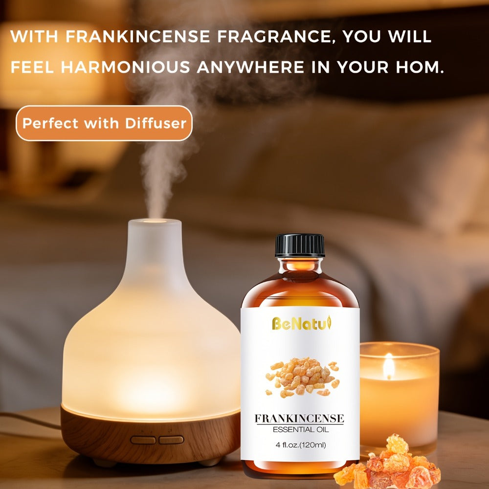 120ml Essential Oil Bottle with Frankincense, Lemon, Lemongrass or Rosemary Labels and 1- or 2-Bottle Options — image 12