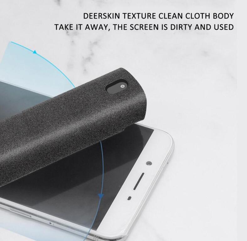 2-in-1 Phone & Computer Screen Cleaner Kit with Microfiber Cloth