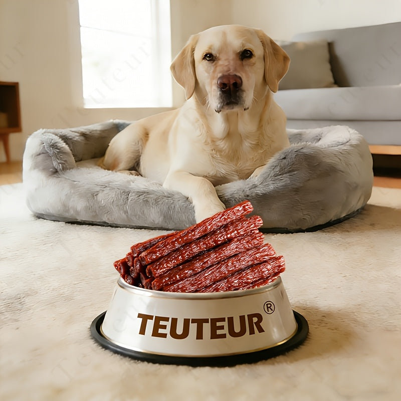 Dog Treats TUTULIFE Beef Tendon Strips and Beef Block Pieces in Three 155g Package Options for Reward Use — image 7