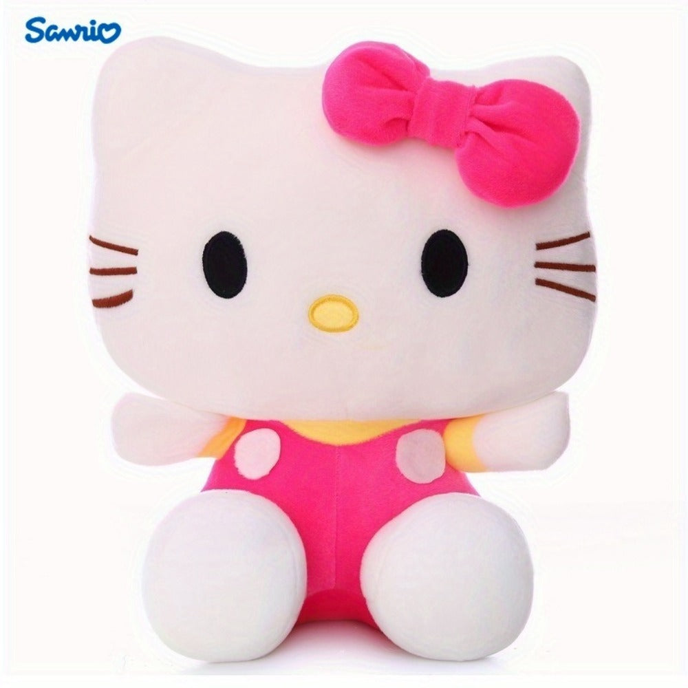 Plush Toy Kawaii Cat Doll with Pink or Blue Color Options, Bow Detail and Soft Fabric for Room Decor — image 9