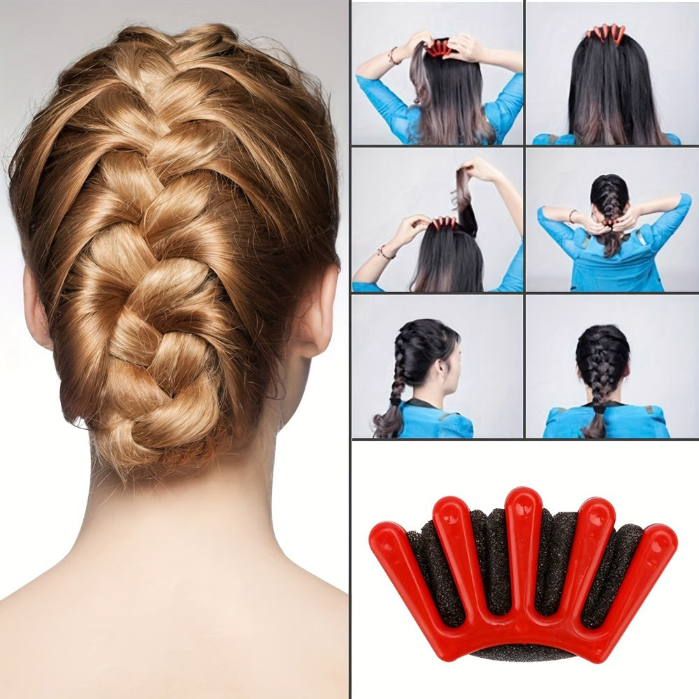 Hair Accessories 81-Piece Styling Kit with Bun Makers, Curlers, Clips, Pins and Braiding Tools — image 8