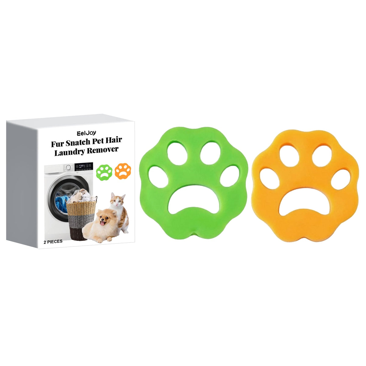 EELJOY Fur Snatch Pet Hair Laundry Remover, Clean Pet Hair Washable Clothes Duster Washing Machine Hair Remover - V.I.P Digital Presence