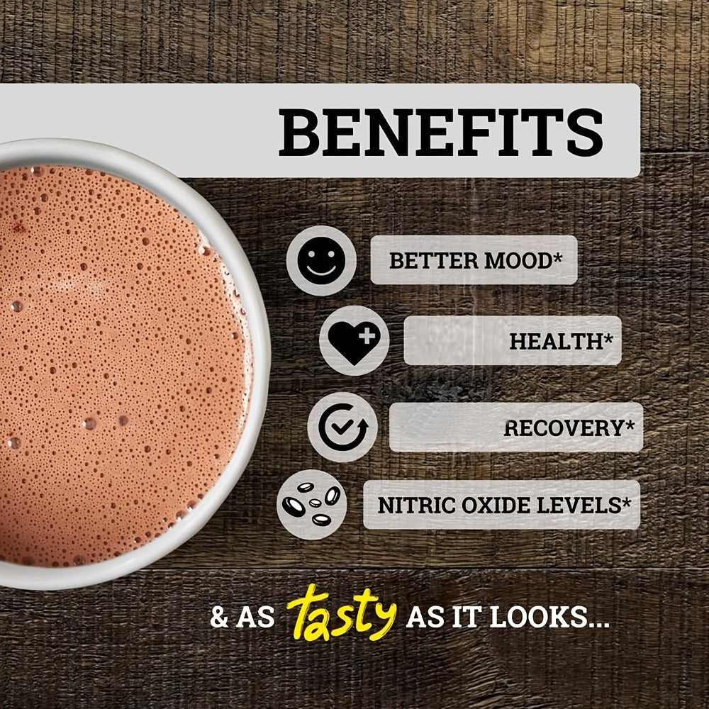 High Flavanol Cocoa Powder 1200mg Per Serving, Cocoa Flavanols & Epicatechin, Unsweetened Dark Chocolate Cacao Powder for Bak