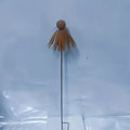 Rustic Iron Coneflower Garden Stake with 78 cm Stem, 13 cm Bloom and Ground Insert for Pots and Borders — image 1