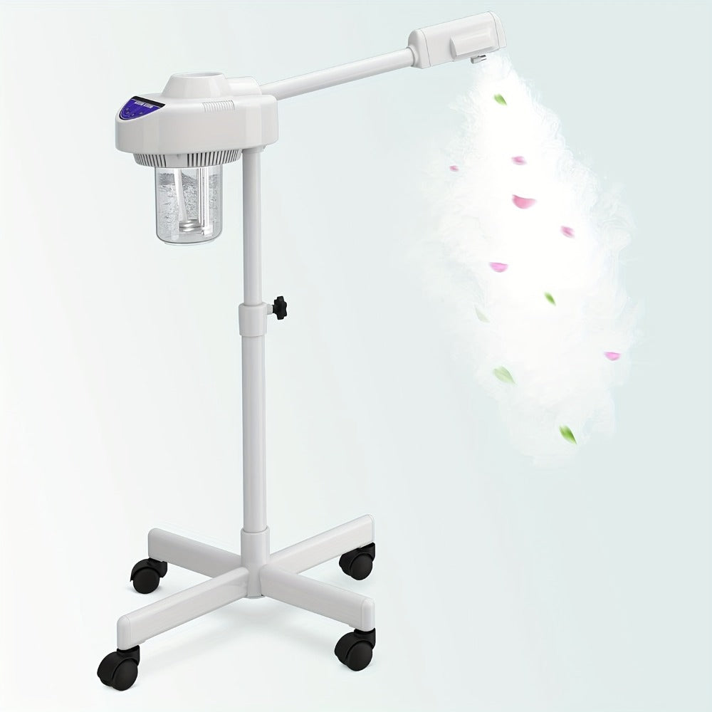Rolling Facial Steamer with Black or White Head, Removable 250 ml Tank and Adjustable Stand Heights — image 8