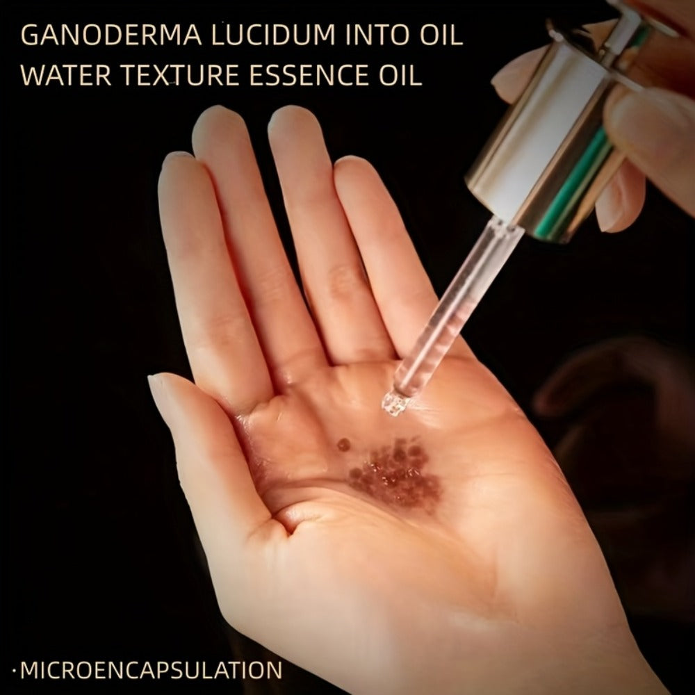 Collagen Peptide Face Oil with Ganoderma Spores & Mushroom Extract – Anti-Aging Firming Brightening Serum Oil for Radiant You