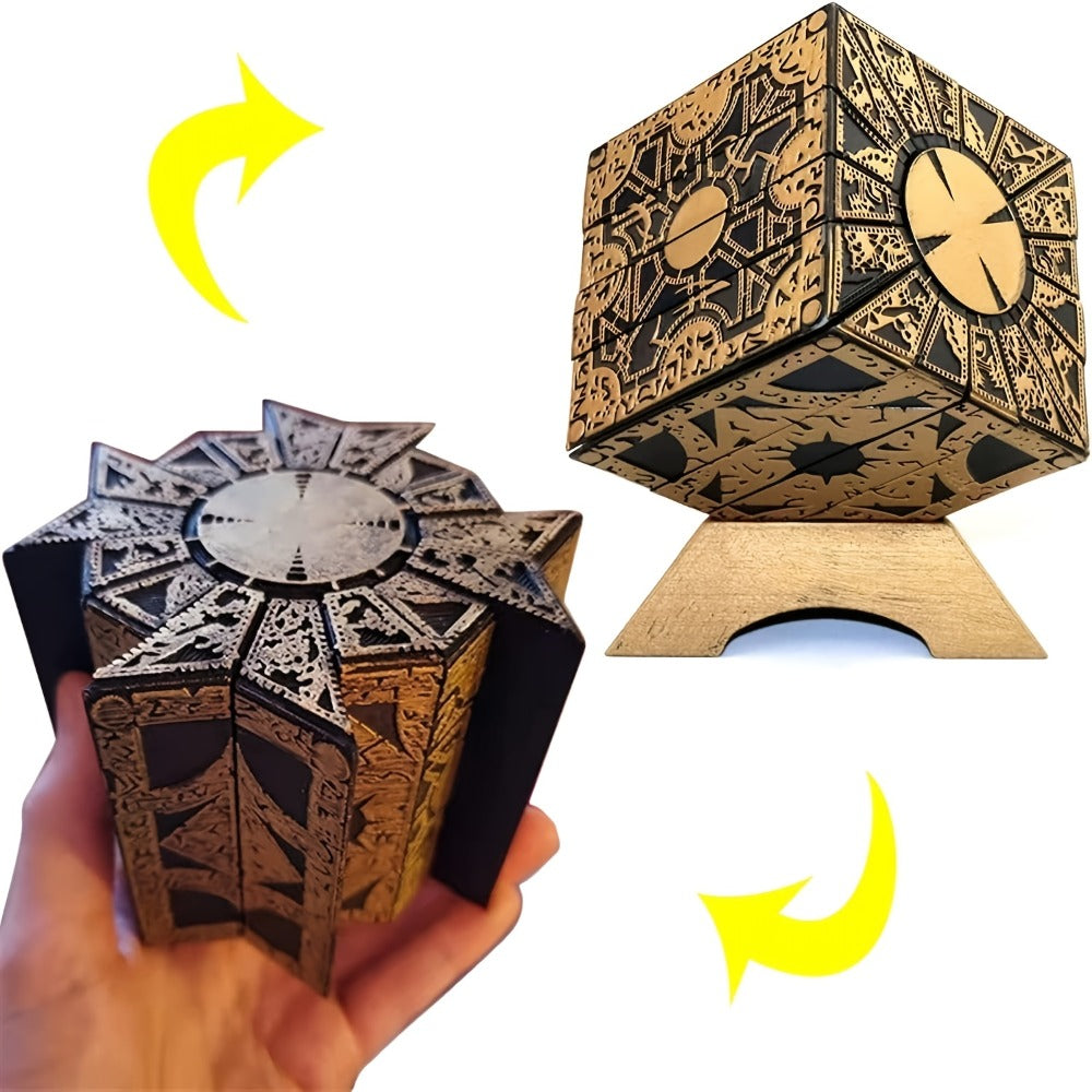 Lament Configuration Puzzle Box Cube, Functional Detachable Deformation Lock Box with Display Base — image 9