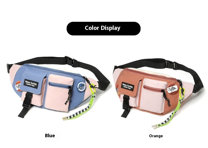Men's Casual Crossbody Sports Canvas Waist Bag
