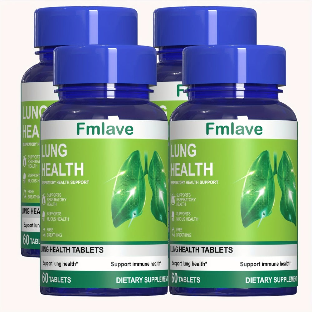 Herbal Lung Cleanse Supplement 60 Tablets, Respiratory Health Support, Breathing Comfort, Mucus Clearance & Immune Boost — im