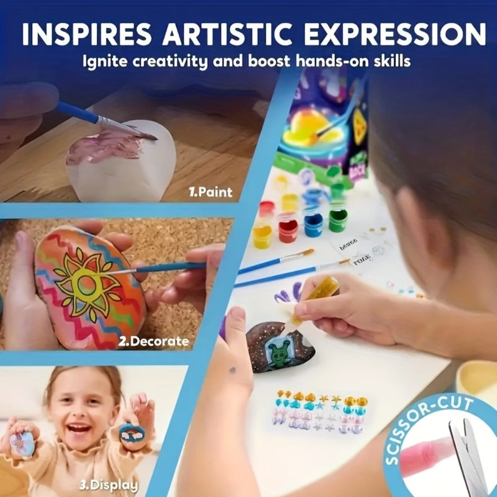 Stone Painting Set Glow in the Dark for Kids with the Listed Color, Size or Set Options for Everyday Use — image 6
