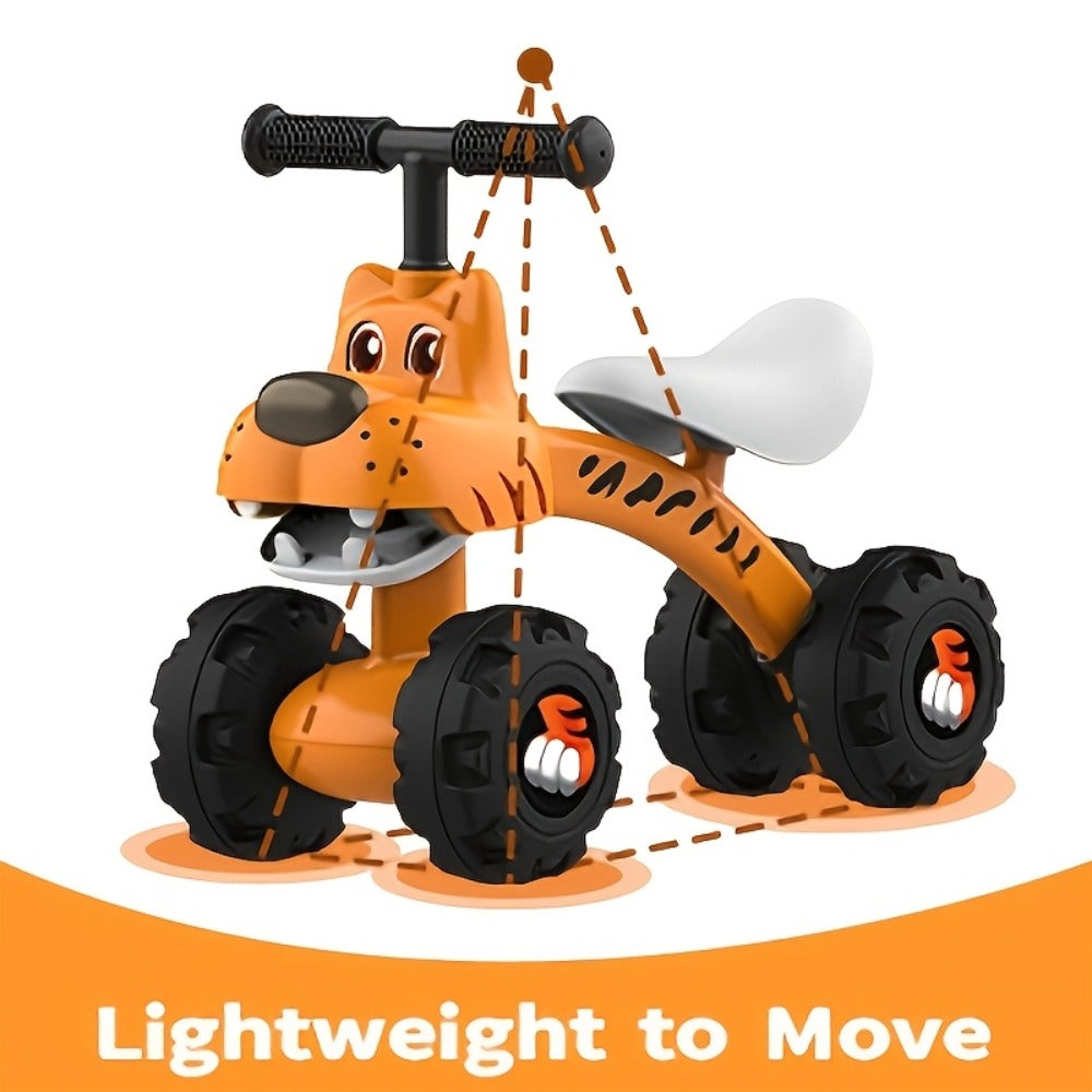 Baby Balance Bike 4 Wheels with Adjustable Seat Toddler Walker Ride On Toy with the Listed Color, Size or Set Options for Eve