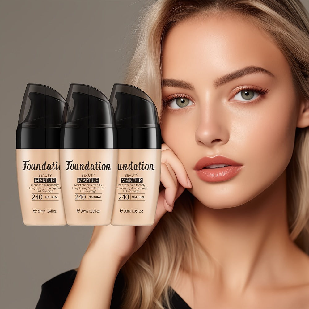 30ml Pump Liquid Foundation Multipack with Soft Ivory, Natural or Tan 3- and 5-Bottle Options — image 5
