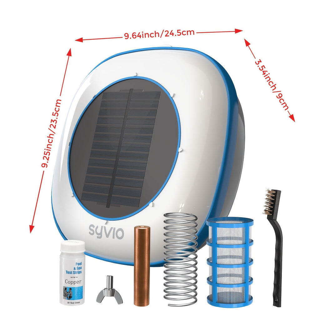 Solar Pool Ionizer for Garden, Patio and Yard Use, with the Listed Configuration, for Everyday Use and Organized Storage — im