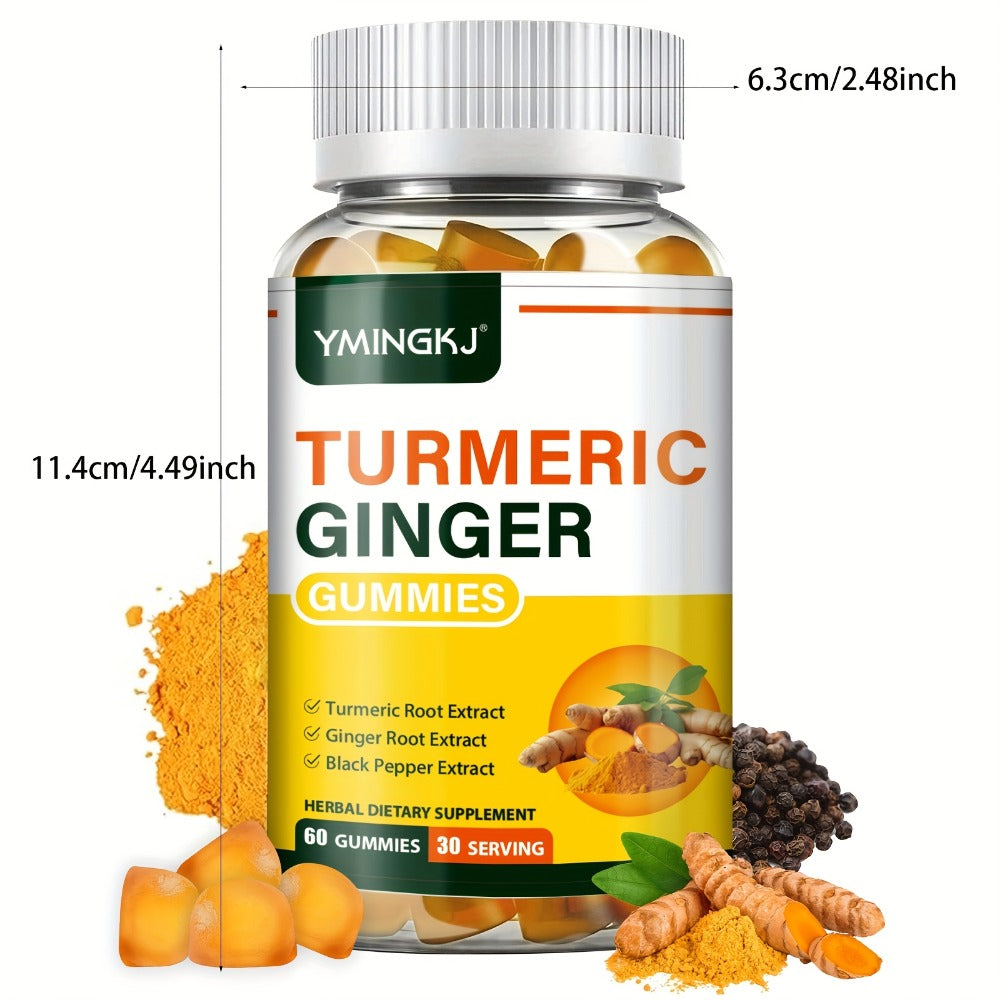 Turmeric Gummies with Black Pepper & Mint, 2000% Higher Absorption Curcumin, Anti-Inflammatory Joint — image 4