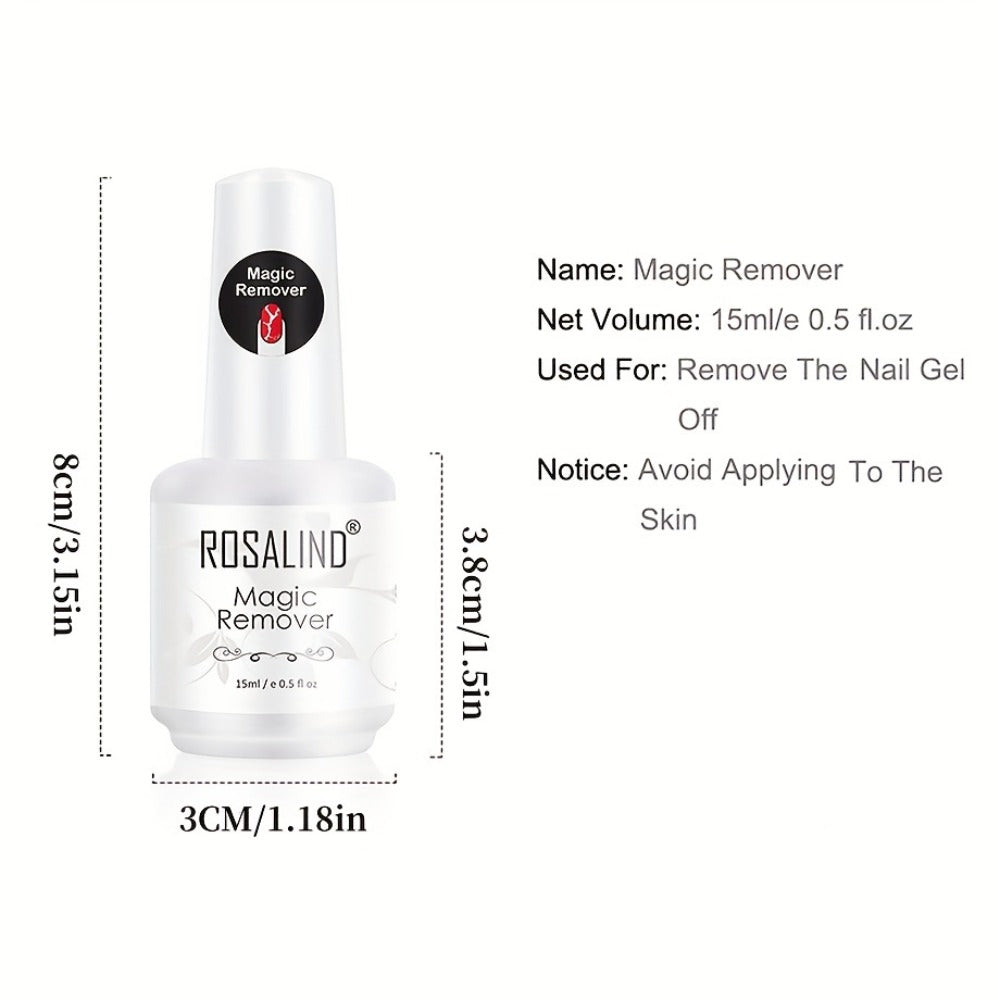 Gel Nail Polish Remover Kit, Formula Removes Gel in 2, 5 Minutes, No Foil or Soaking Needed, Professional — image 4