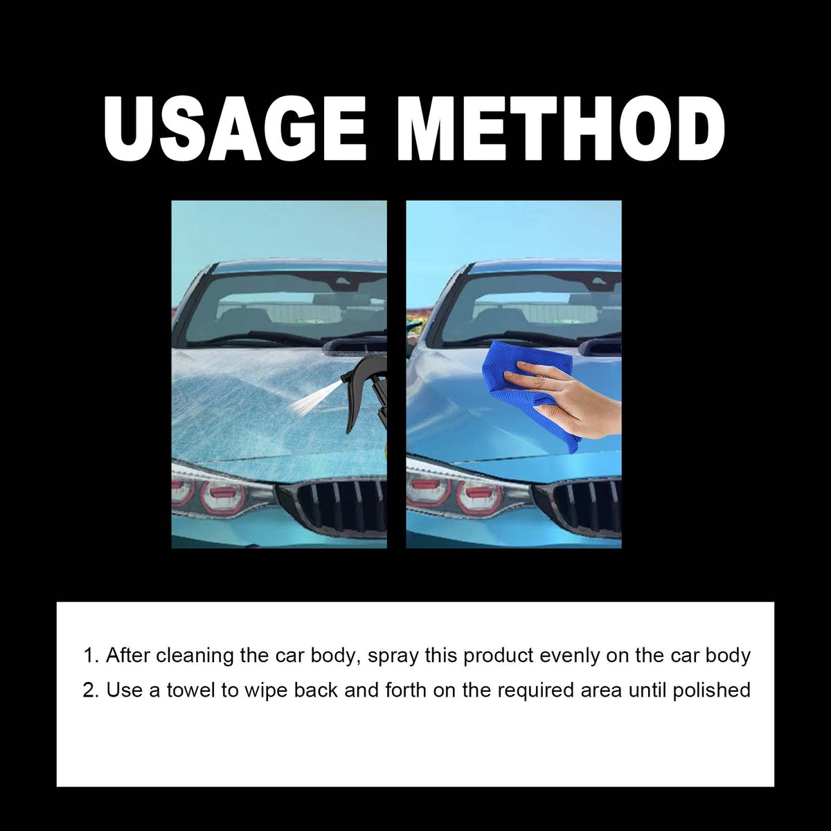 Automotive Coating Agent, Hydrophobic Crystal Polishing Maintenance Coating Agent For Automotive Waxing Nano Coating