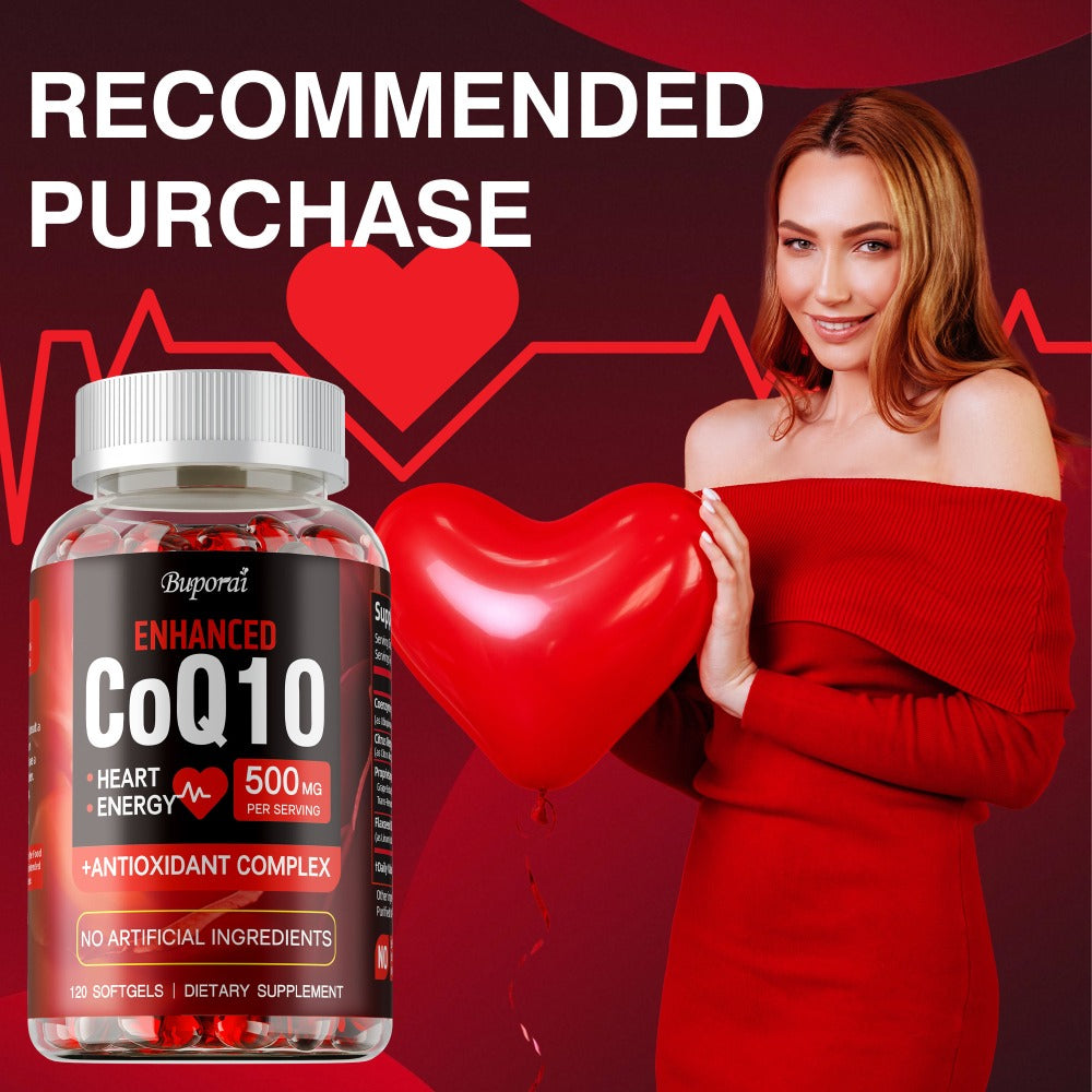CoQ10 Coenzyme Q10 with Citrus Bergamot 120 Capsules, Heart Health, Brain & Cardiovascular Support — image 7