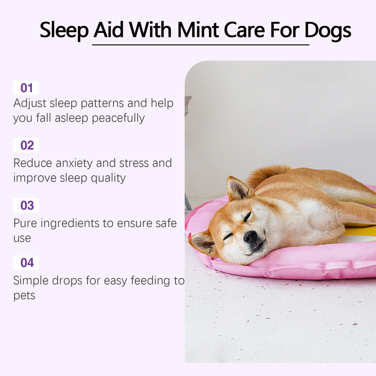 Dog Sleep Drops Pamper Dogs Sleeping At Night Pet Sleep Care Drops Supplement