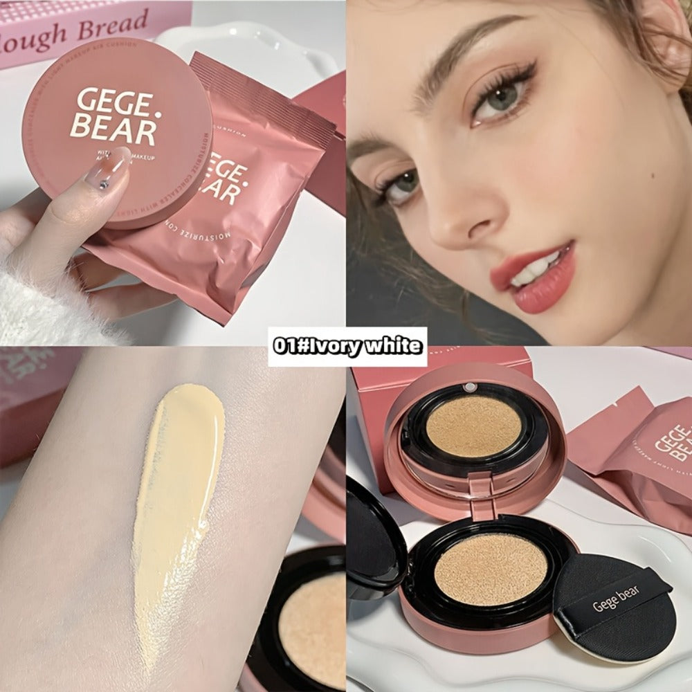 Oil Control Cushion BB Foundation with Replacement Core, Waterproof Sweatproof Invisible Pore Coverage — image 3