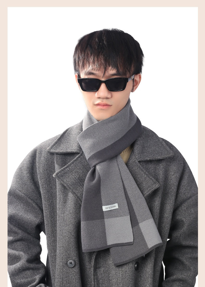 Scarf Winter Men's Outdoor Windproof Neck Protection