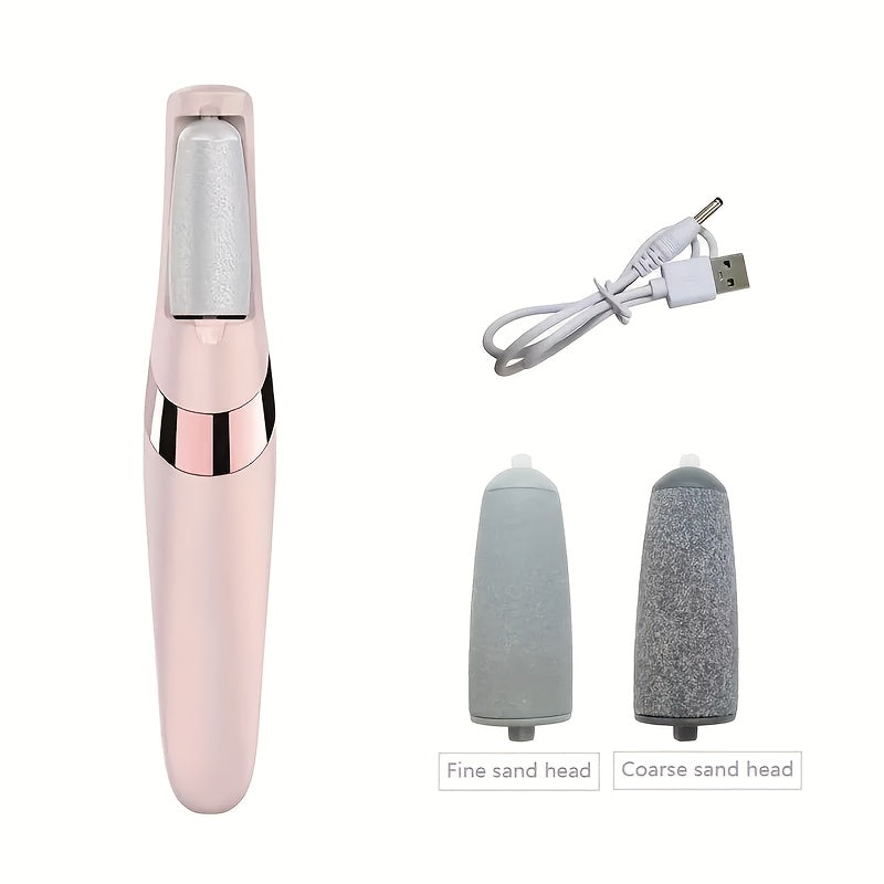 Electric Foot File Callus Remover IPX4 Waterproof 2 Interchangeable Grinding Heads 2 Speed Settings Auto — image 13