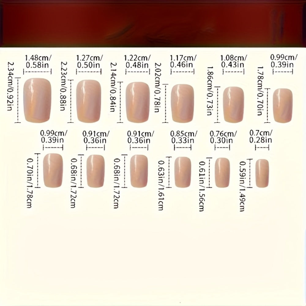 Press On Nails 96-Piece Long Full-Cover Set with Random Assorted Glossy Designs and Multi-Pack Options — image 4